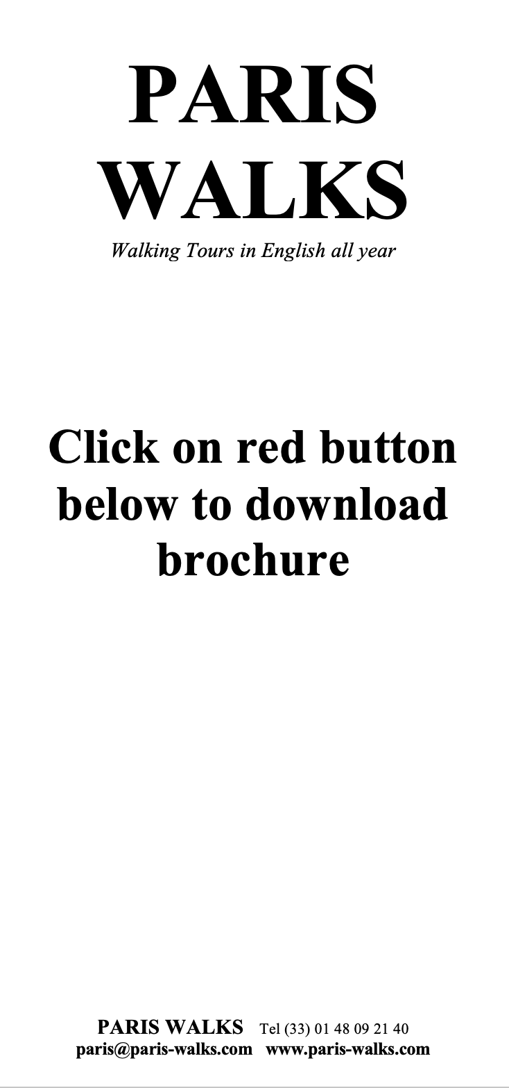 Programme Paris Walks Avril 2025